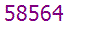 58564